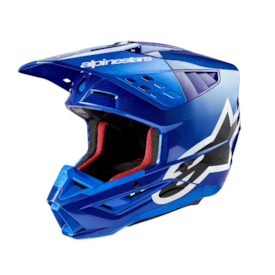 Capacete Alpinestars SM5 Corp - Azul Gloss