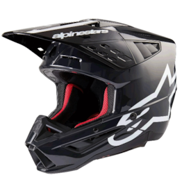 Segunda imagem do produto Capacete Alpinestars SM5 Corp - Cinza Escuro Gloss