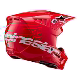 Segunda imagem do produto Capacete Alpinestars SM5 Corp - Vermelho Gloss