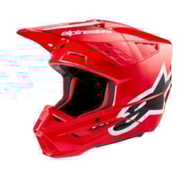 Capacete Alpinestars SM5 Corp - Vermelho Gloss