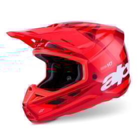 Capacete Alpinestars SM7 Core Vermelho