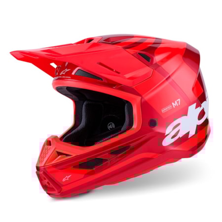 Capacete Alpinestars SM7 Core Vermelho