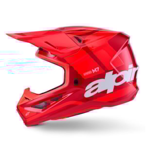 Segunda imagem do produto Capacete Alpinestars SM7 Core Vermelho