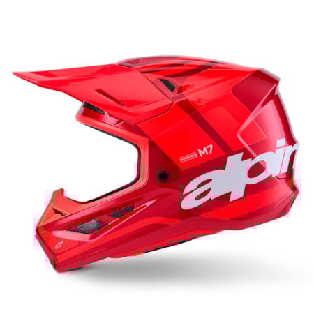 Segunda imagem do produto Capacete Alpinestars SM7 Core Vermelho