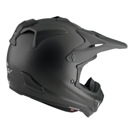 Segunda imagem do produto Capacete Arai MX-V Evo Monocolor Preto Fosco