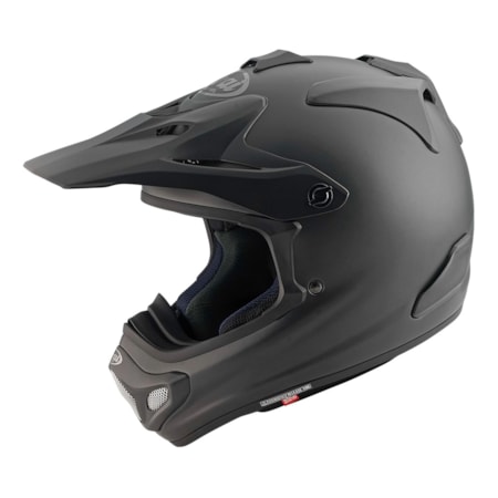 Capacete Arai MX-V Evo Monocolor Preto Fosco