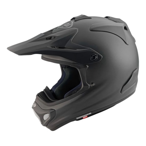 Capacete Arai MX-V Evo Monocolor Preto Fosco