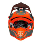 Capacete Army Patriot Duo - Cinza Fosco Laranja Flúor