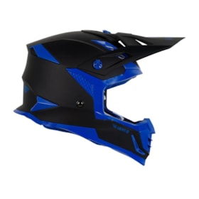 Capacete Army Patriot Duo - Preto Fosco Azul