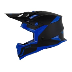 Capacete Army Patriot Duo - Preto Fosco Azul