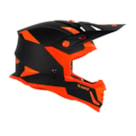 Capacete Army Patriot Duo - Preto Fosco Laranja Flúor