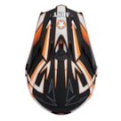 Capacete Army Patriot JR Blade - Preto Fosco Laranja Flúor