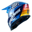 Capacete ASW Fusion 2.0 Relay - Azul Marinho Laranja