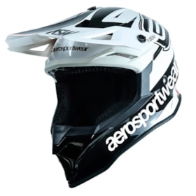 Capacete ASW Fusion 2.0 Relay - Branco Preto Roxo