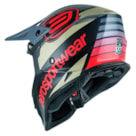 Capacete ASW Fusion 2.0 Relay - Cinza Vermelho