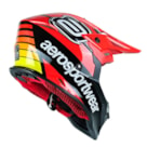 Capacete ASW Fusion 2.0 Relay - Vermelho Preto Amarelo