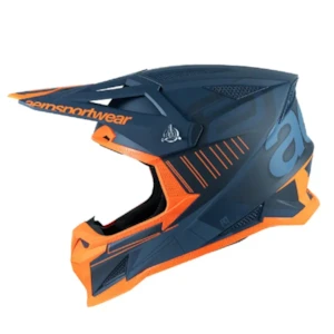 Segunda imagem do produto Capacete ASW R1 Mips Prisma Cinza Escuro Laranja Flúor