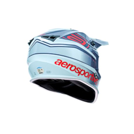 Segunda imagem do produto Capacete ASW R3 Essence Azul Cinza Vermelho Branco