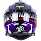 Capacete ASW R3 Evade - Preto Roxo Branco