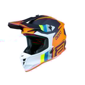 Capacete ASW R3 Sync Laranja Flúor Chumbo