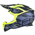 Capacete ASW R3 Victorious - Preto Cinza Amarelo Flúor