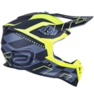 Capacete ASW R3 Victorious - Preto Cinza Amarelo Flúor