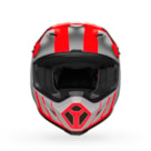 Capacete Bell MX-9 Mips Dash - Cinza Vermelho Preto