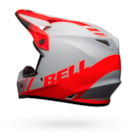 Capacete Bell MX-9 Mips Dash - Cinza Vermelho Preto