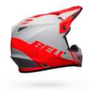 Capacete Bell MX-9 Mips Dash - Cinza Vermelho Preto