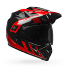 Capacete Bell MX9 Adventure Mips Dash - Preto Vermelho Branco