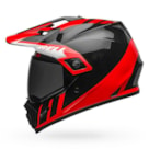 Capacete Bell MX9 Adventure Mips Dash - Preto Vermelho Branco