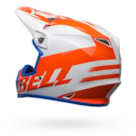 Capacete Bell MX9 Mips Disrupt - Branco Laranja