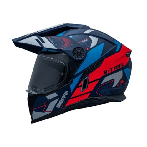 Capacete Bieffe B-Trail Conquest Azul Forsco Ciano