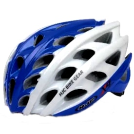 Capacete Bike HJC X4 - Azul Branco