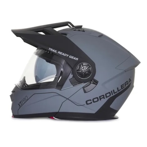 Capacete Cordillera Xtpro Cinza Fosco