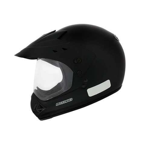 Capacete EBF Motard Preto Brilhante