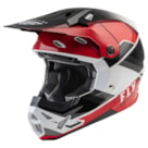 Capacete Fly Formula  CP S.E. Speeder -  Preto Amarelo Vermelho