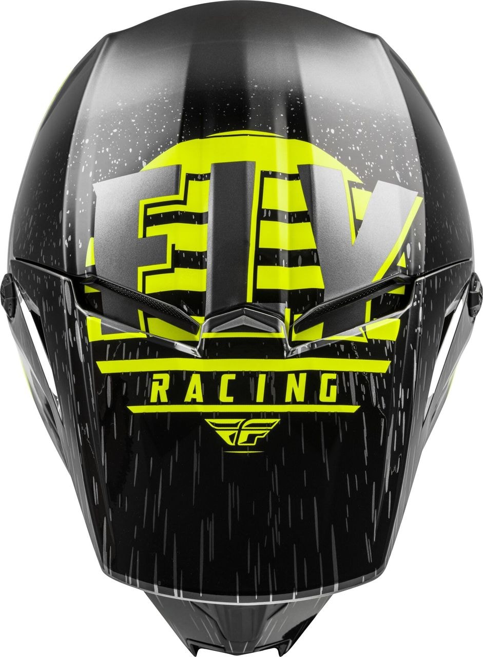 Capacete Fly Kinetic K120 - Amarelo Flúor Preto