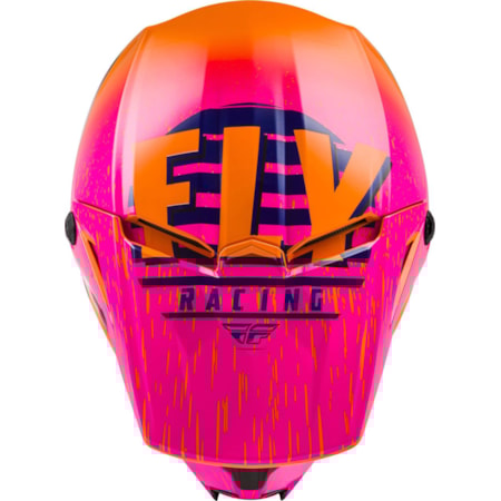 Segunda imagem do produto Capacete Fly Kinetic K120 - Rosa Laranja