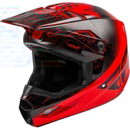 Capacete Fly Kinetic K120 - Vermelho Branco
