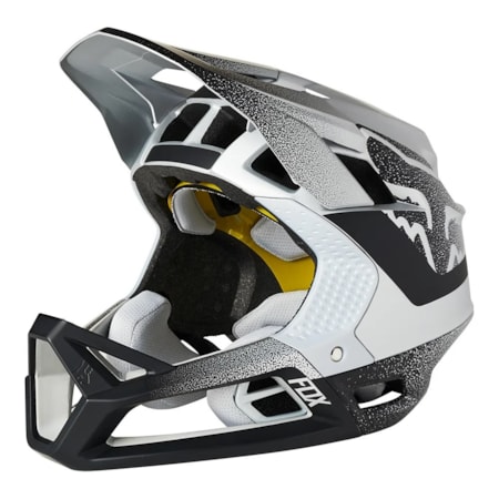 Capacete Fox Bike Proframe Vapor - Prata Preto
