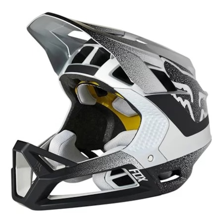 Capacete Fox Bike Proframe Vapor - Prata Preto