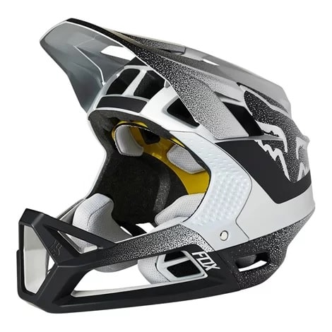 Capacete Fox Bike Proframe Vapor - Prata Preto
