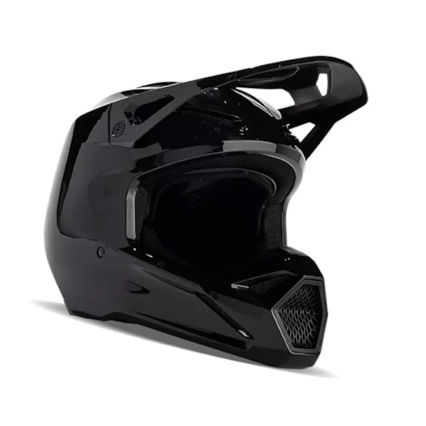 Segunda imagem do produto Capacete Fox V1 Solid Preto
