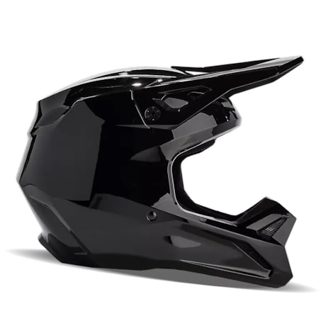 Capacete Fox V1 Solid Preto