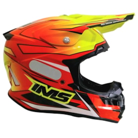 Capacete IMS Evo - Vermelho Flúor