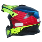 Capacete IMS Extreme - Vermelho Azul Flúor