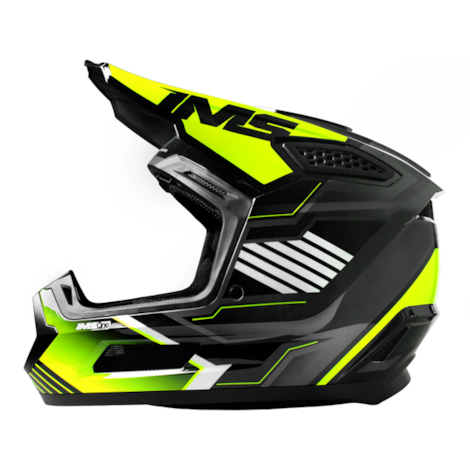 Segunda imagem do produto Capacete IMS One Vision Pro Flúor Cinza Preto