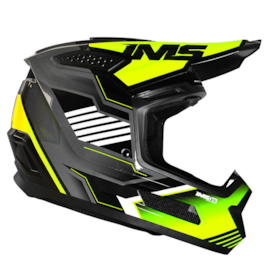 Capacete IMS One Vision Pro Flúor Cinza Preto
