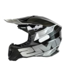 Capacete IMS Phanton Preto Cinza Branco